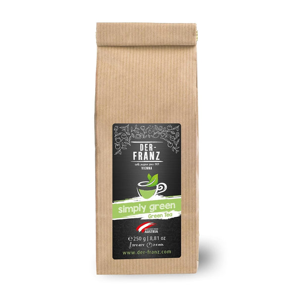 Der-Franz Ceai verde „Simply Green” cu frunze întregi, 250 g