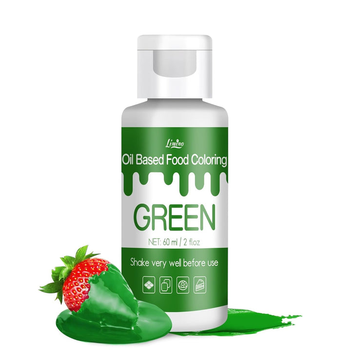 Limino, colorant alimentar pe bază de ulei, liposolubil, 60 ml Coloranti Alimentari Naty Shop Verde