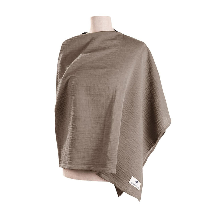Bluza de alăptare Julius Zöllner din bumbac muselină 100%, OEKO-TEX STANDARD 100, Fabricat în Germania Accesorii Hrana si Alaptare Bebe Naty Shop Nougat