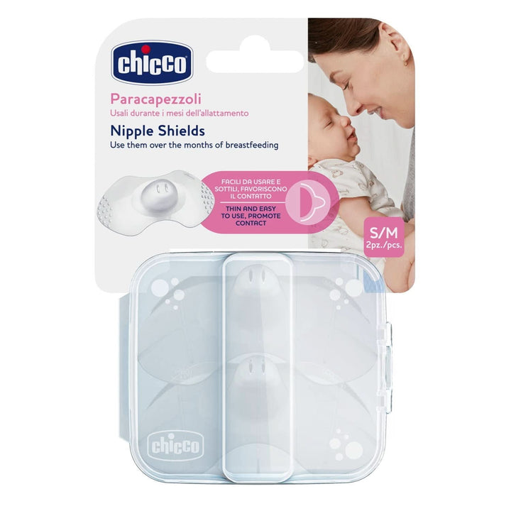 Chicco Protector mamelon Skintoskin, silicon, transparent, 6 buc Accesorii Hrana si Alaptare Bebe Naty Shop