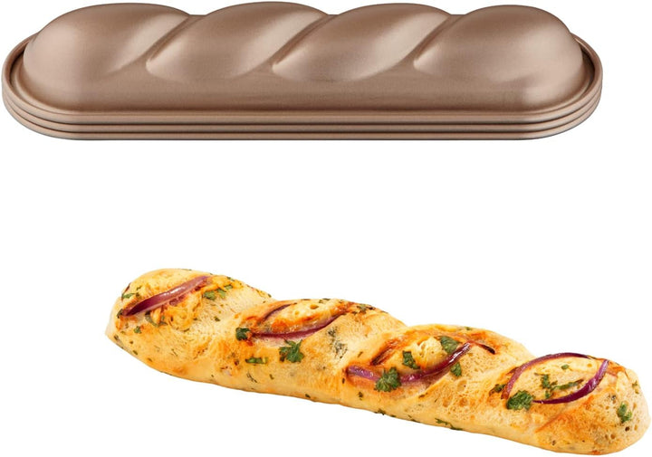 Tefal Creabake Muffins Creabake Backformen, 7,5 Cm, Antihaftbeschichtung, Stapelbares System, Kreative Rezepte Für Süßigkeiten Und Salate, Einfaches Backen, Eisenfarben Matrite si tavi pentru copt Naty Shop 3 X Zopfformen