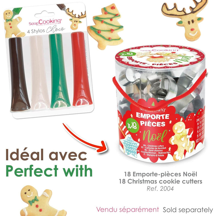 Scrapcooking, set 4 coloranti alimentari, tub de plastic Coloranti Alimentari Naty Shop