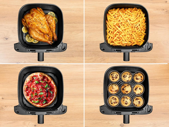 Tefal Easy Fry Mega Hot Air Fryer, capacitate de 7,5 litri, până la 8 persoane, EY8558E0 Electrocasnice Naty Shop