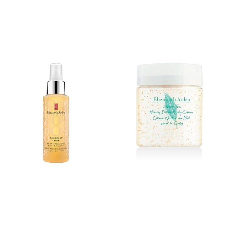Elizabeth Arden - Eight Hour, ulei hidratant pentru față, corp și păr, 100 ml Cosmetice si Infrumusetare Naty Shop Pachet cu cremă de corp Honey Drops, 500 ml
