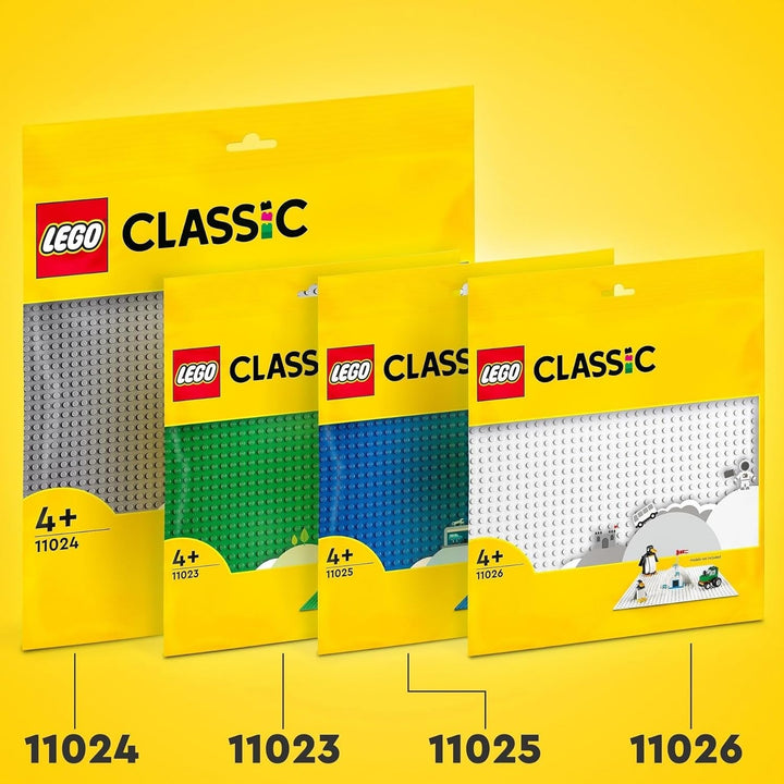 LEGO 11026 Placă de construcție albă clasică, placă de bază pătrată cu 32X32 adâncituri ca seturi de bază, jucărie de construcție (pachet de 2) Seturi de constructie Besuche den LEGO-Store