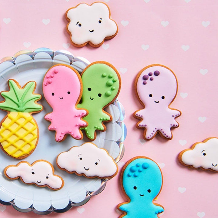Funcakes Food Pen Rot: Lebensmittelfarbe Stifte, Flexible Spitze Für Dicke Und Dünne Linien, Essbarer Stift Für Kekse , Kuchen, Fondant Und Mehr, Ideal Zum Personalisieren, Halal-Zertifiziert Coloranti Alimentari Naty Shop