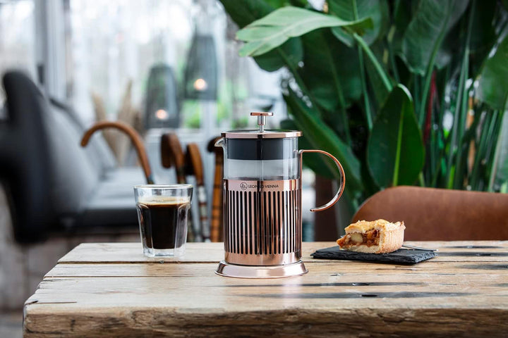 LEOPOLD Cafetera Embolo 800 ml - Cupru