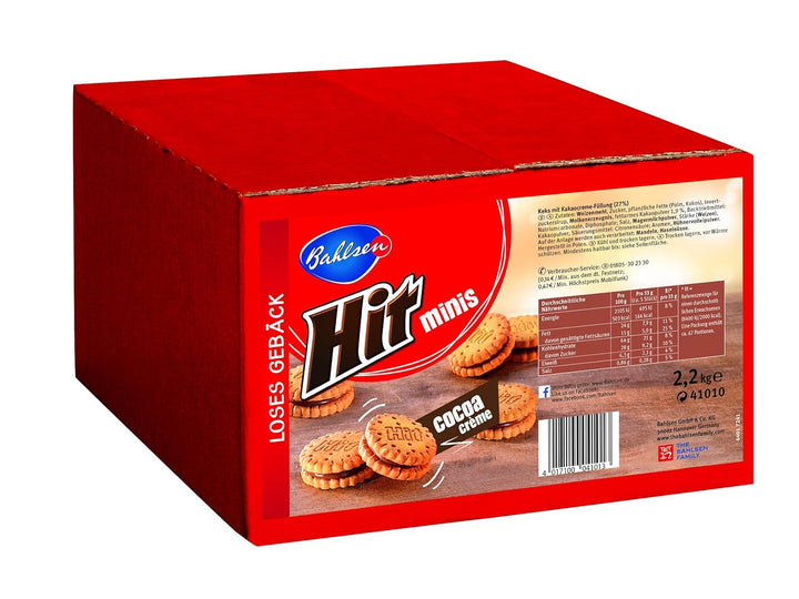 LEIBNIZ Biscuiți cu unt originali, pachet de 22 de gustări, biscuiții cu unt numărul 1, biscuiți crocanți într-un pachet mare practic (22 x 50 g), perfecți pentru călătorii