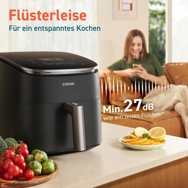 Cosori Turboblaze Hot Air Fryer Airfryer, 9-In-1, 6 litri, silentioasa Electrocasnice Naty Shop