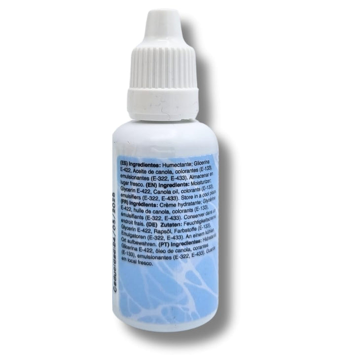 Azucren, Colorant alimentar liposolubil, albastru cer, 30 grame Coloranti Alimentari Naty Shop