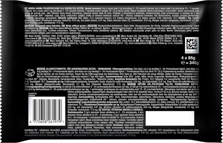 CRAVE Cat Portion Pouch Multipack Sos cu ton 13 X 4X85G