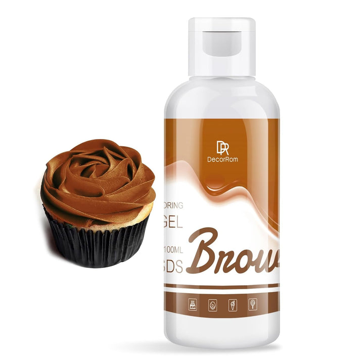 DecorRom, coloranti alimentari gel, 100 ml Coloranti Alimentari Naty Shop Maro
