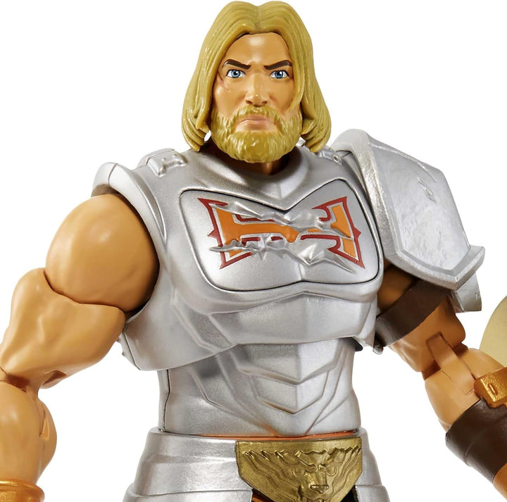 Masters of the Universe HDR45 - Colecția Masterverse, Battle Amour He-Man, aprox. 18 cm înălțime Figurine de acțiune MOTU pentru joacă și colecționare, cadou pentru copii cu vârsta de peste 6 ani Action figures Naty Shop