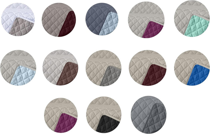 Estoralis | AVA | Cuvertură Boutique Reversibilă | Pentru toate anotimpurile | Culoare - gri/albastru | Pentru pat de 120/135 cm. pat. (230 X 270 Cm. Ancho X Alto) | Cuvertură cu matlasare Plapumi si pilote Naty Shop