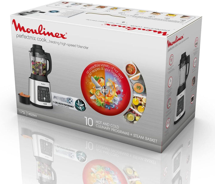 Perfectmix Cook, mixer stand cu 10 programe automate, 1400 W, prepară rețete calde și reci Mama si Copilul Naty Shop