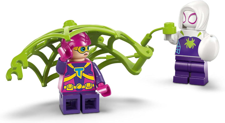 LEGO Marvel Showdown at the Treehouse: Spidey-Rex Vs. Gobby-Raptor, Set de construit și jucat cu dinozauri, cadou cu dinozauri de jucărie pentru băieți și fete cu vârsta peste 4 ani, Spidey și super prietenii săi 11200 Seturi de constructie Besuche den LEGO-Store