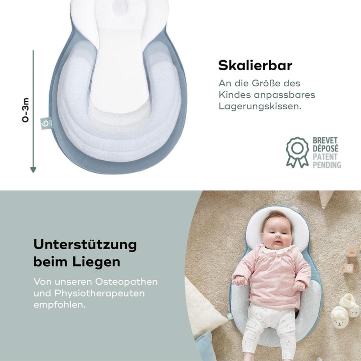 Babymoov Cosydream Mosaic perna de pozitionare pentru bebelusi pentru ameliorarea colicilor si prevenirea plagiocefaliei, 0-3 luni Accesorii Hrana si Alaptare Bebe Naty Shop