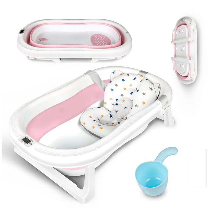 Einesin Cădiță mare XXL pliabilă pentru bebeluși cu termometru integrat Mama si Copilul Naty Shop