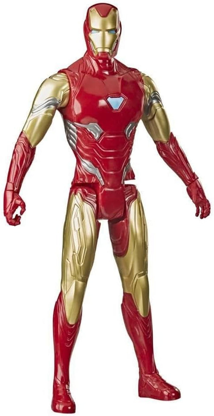 Marvel Avengers Titan Hero Series Captain America, figurină de acțiune înaltă de 30 cm, jucărie pentru copii cu vârsta de peste 4 ani Action figures Naty Shop Iron Man