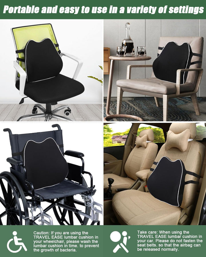 Pernă spate auto, Pernă lombară din spumă cu memorie, Suport lombar auto, Pernă lombară pentru scaun de birou, Pernă ergonomică de suport lombar pentru scaune auto, Scaun de birou, Scaun cu rotile Perne lombare Naty Shop