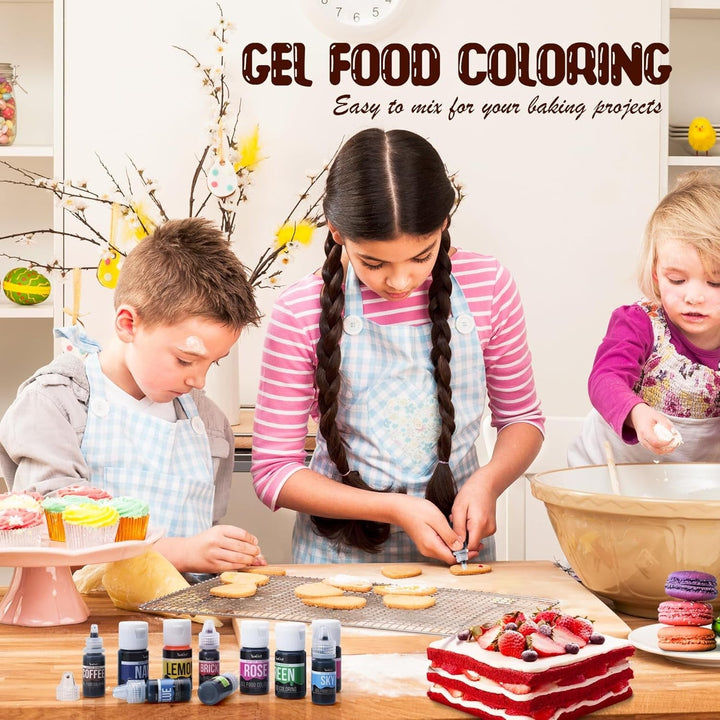 Colorant alimentar gel, foarte concentrat, 150 grame sau 236 ml Coloranti Alimentari Naty Shop