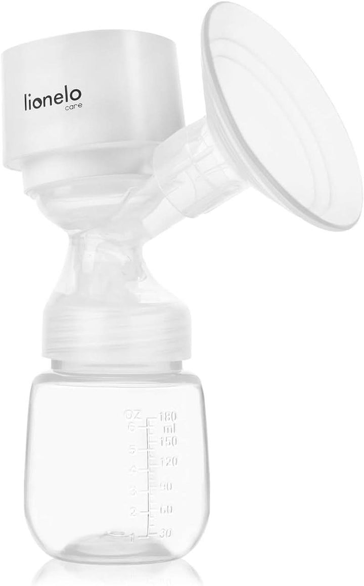 LIONELO Fidi One Cordless Breast Pump 180 Ml, Pompă de sân portabilă cu 3 faze, masaj de economisire a energiei în 9 etape, pâlnie din silicon 26 mm Timp de funcționare 120 min Bpa-free Accesorii Hrana si Alaptare Bebe Naty Shop