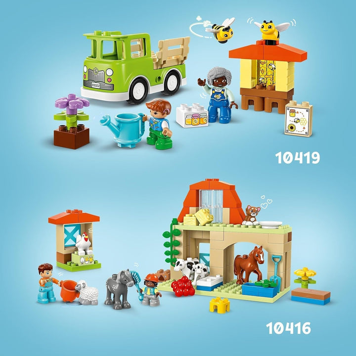 LEGO DUPLO Town Apicultură și stupi, jucărie educativă pentru copii mici cu 2 figuri și un camion mobil, set de construit și reconstruit, jucărie pentru copii mici de la 2 ani 10419 Seturi de constructie Besuche den LEGO-Store
