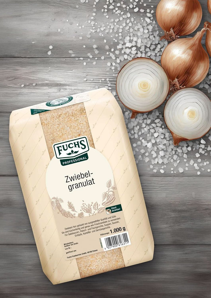 Fuchs Professional ceapă granule, 1 Kg Condimente Naty Shop