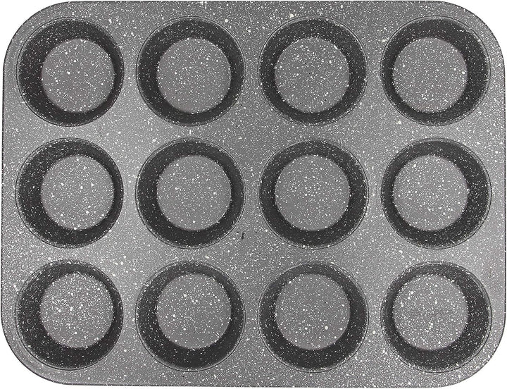 Pure Roq Muffinform Für 12 Muffins, Aluminium, Schwarz Matrite si tavi pentru copt Naty Shop