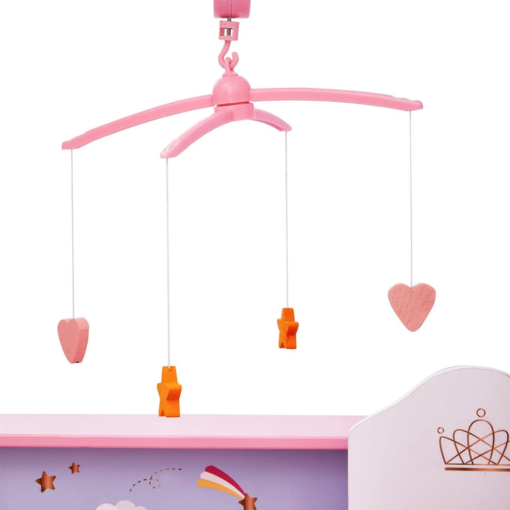 Olivia'S Little World Teamson Kids 18 Inch Baby Dolls Wooden Dollhouse Double Sided Nursery TD-11460W Casute de papusi Naty Shop