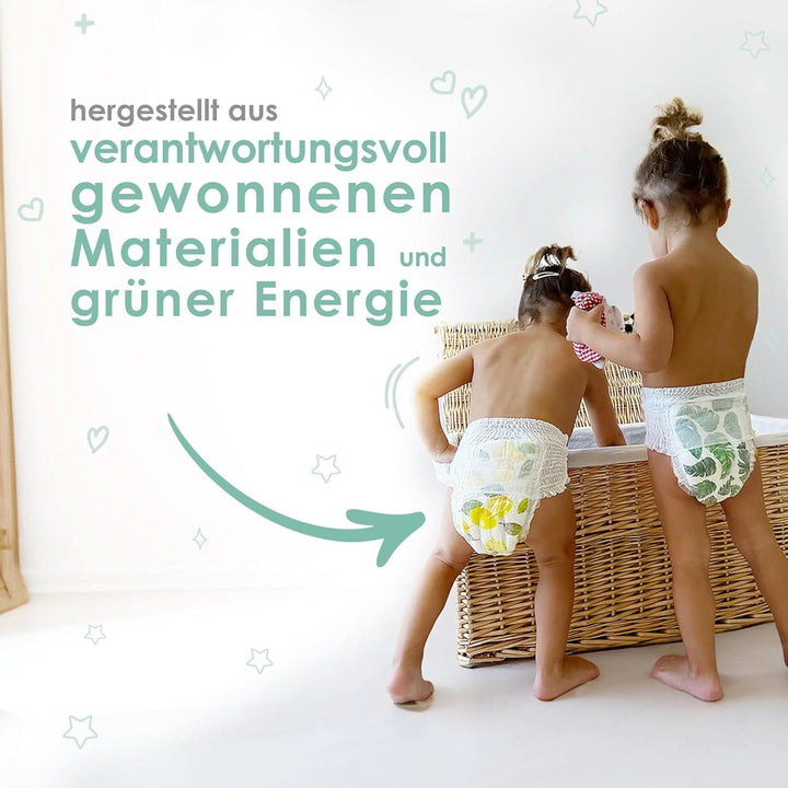 Scutece Pureborn Baby Premium Pantaloni, protectie optima zi si noapte, testate dermatologic, ultra moi, prietenoase cu pielea Mama si Copilul Naty Shop