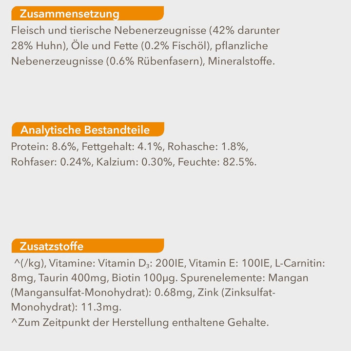 IAMS Delights Senior Cat Food Wet - Multipack cu pui în jeleu, hrană umedă de înaltă calitate pentru pisici mai în vârstă de la 7 ani, 12 X 85 G