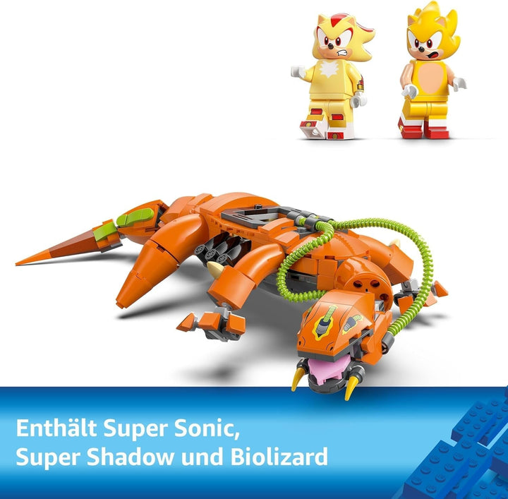 LEGO Sonic the Hedgehog Super Shadow Vs. Biolizard, jucărie gamer, cadou pentru băieți și fete, set de joacă de colecționat pentru copii și fani ai jocurilor video, cu figuri ale personajelor 77003 Seturi de constructie Besuche den LEGO-Store