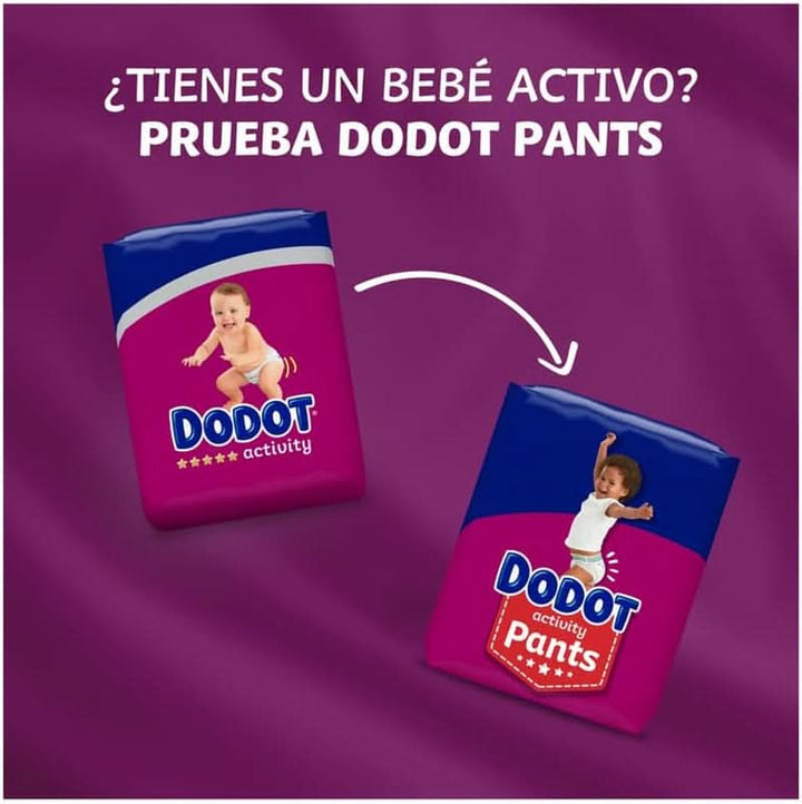Dodot, Scutece de activitate pentru bebeluși, mărimea 3 (6-10 kg), 224 de scutece cu o potrivire robustă Mama si Copilul Naty Shop