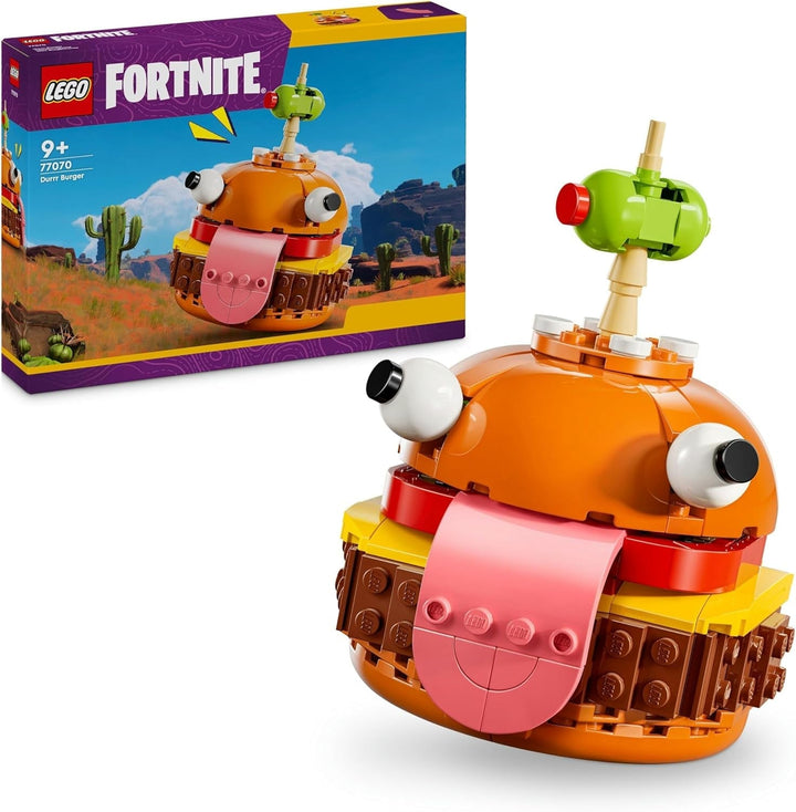 LEGO Fortnite Durrr Burger, Set de construcție pentru jocul video pentru gameri cu vârsta de peste 9 ani, Model de expus, Figurină de colecționat, Cadou pentru copii, adolescenți și adulți, Obiect de colecție 77070 Seturi de constructie Besuche den LEGO-Store Titlu implicit