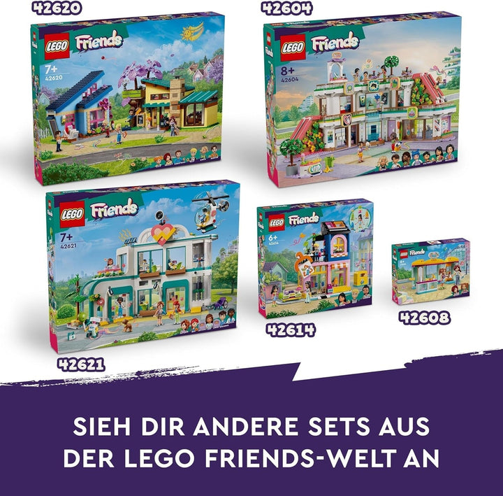 Casă de familie LEGO Friends Olly și Paisley, casă de păpuși cu figurine și accesorii, set cu casă cu două etaje și casă în copac, cadou creativ pentru fete și băieți cu vârsta de peste 7 ani 42620 Seturi de constructie Besuche den LEGO-Store