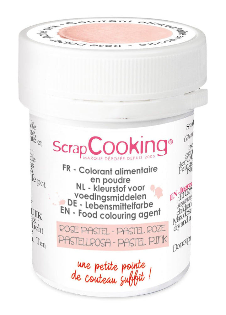 Scrapcooking - colorant alimentar, pudra, roz pastel, 5 grame Coloranti Alimentari Naty Shop Default Title