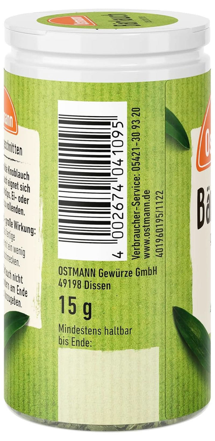 Ostmann - Usturoi sălbatic tocat, 15 grame Condimente Naty Shop