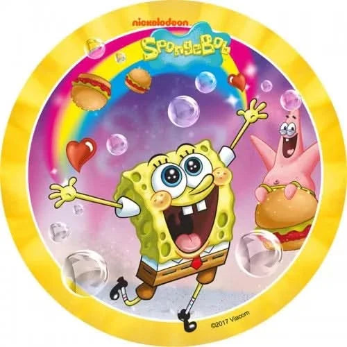 Imagine comestibila, vafa sau icing, SpongeBob Pantaloni Patrati Imagini comestibile Nati Shop