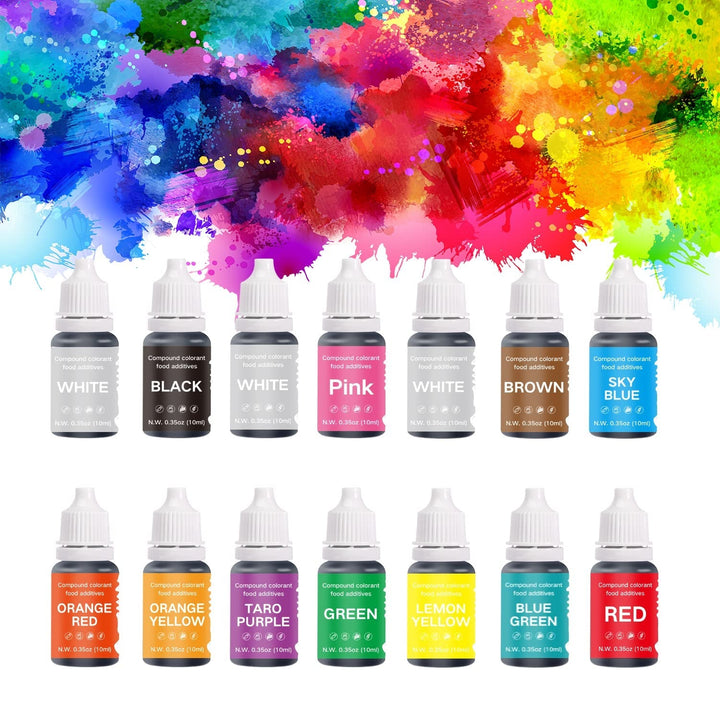 Set coloranți alimentar, 10 ml Coloranti Alimentari Naty Shop 14*10 Ml Neu