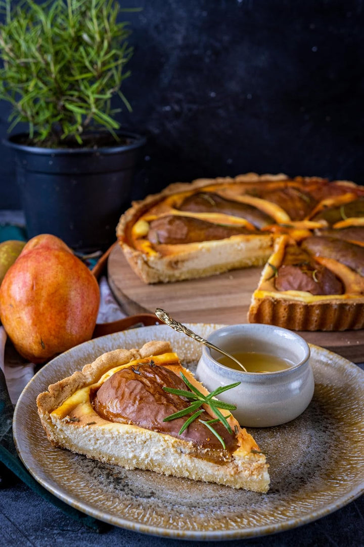 RUF Cheesecake Baking Mix, Cheesecake cu aluat crocant Crumble, prăjitură super cremoasă cu vanilie Bourbon reală, preparare ușoară Naty Shop