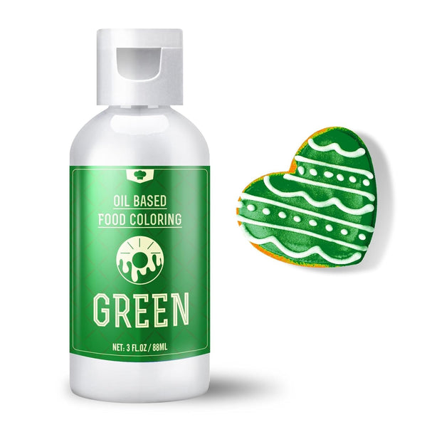 Colorant alimentar liposolubil, pe bază de ulei, 88 ml Coloranti Alimentari Naty Shop Verde