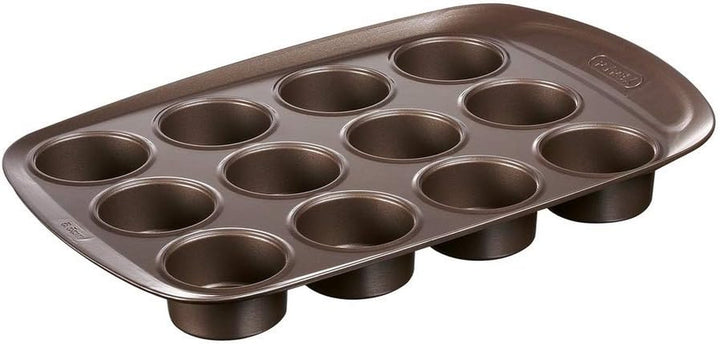 Pyrex BANDEJA 6 MAGDALENAS ASIMETRIA PX Muffinförmchen, Metall, Bunt, 6 Magdalena Matrite si tavi pentru copt Naty Shop 12 Magdalena