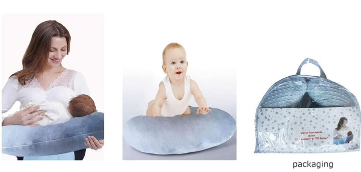 4122-11 pernă de alăptare, acoperire și umplutură, 50 x 60 cm Accesorii Hrana si Alaptare Bebe Naty Shop