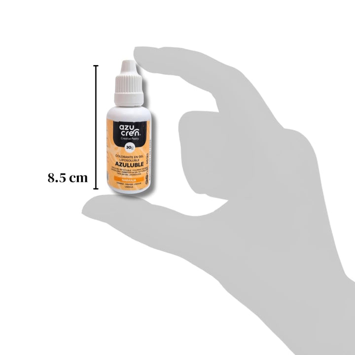 Azucren, Colorant alimentar liposolubil, portocaliu, 30 grame Coloranti Alimentari Naty Shop