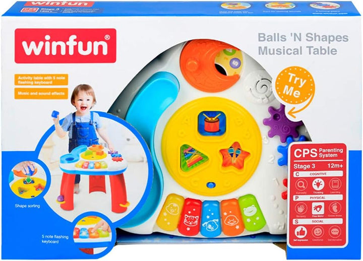 Masa muzicală Colour Baby Jucarii Bebe Naty Shop
