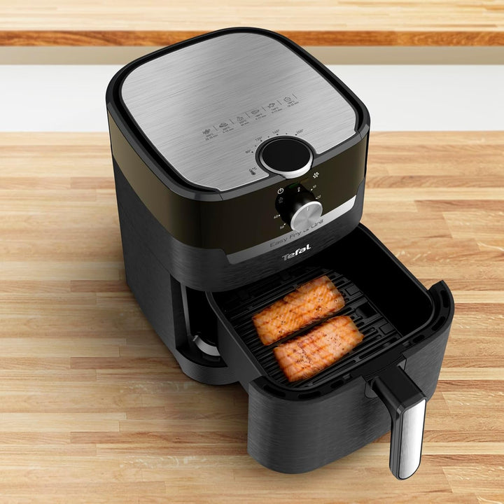 Tefal EY5018 Easy Fry & Grill Classic Air Fryer, tehnologie 2 în 1 (Air Fryer și Grill), XL, 4,2 litri pentru 6 porții, 1550 watti Electrocasnice Naty Shop