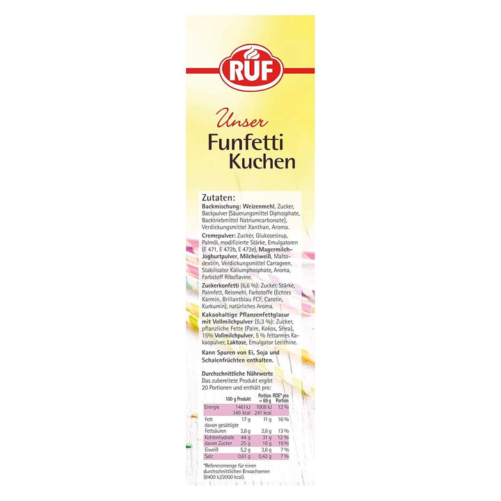 RUF Amestec pentru prăjituri, diverse culori Glazuri si Decor Naty Shop