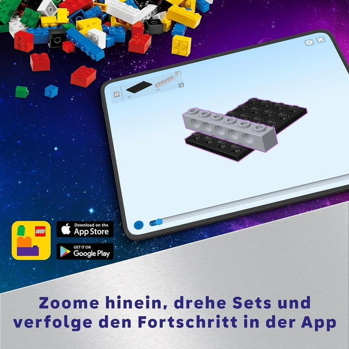 LEGO City Space Rover cu extratereștri, set de mașină cu figurine robot și extratereștri, cadou de ziua de naștere pentru băieți și fete de la 6 ani, cu 2 minifigurine și un set de planete 60431 Seturi de constructie Besuche den LEGO-Store