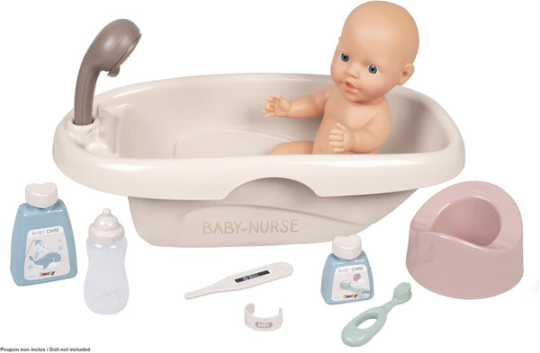 Smoby - Cadă pentru păpuși Baby Nurse - Cadă pentru păpuși cu biberon și o mulțime de accesorii, accesorii pentru păpuși până la 42 cm, pentru copii de la 3 ani, 220366 Papusi Naty Shop Titlu implicit